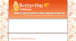 Desktop Screenshot of butterflieschildcare.co.uk
